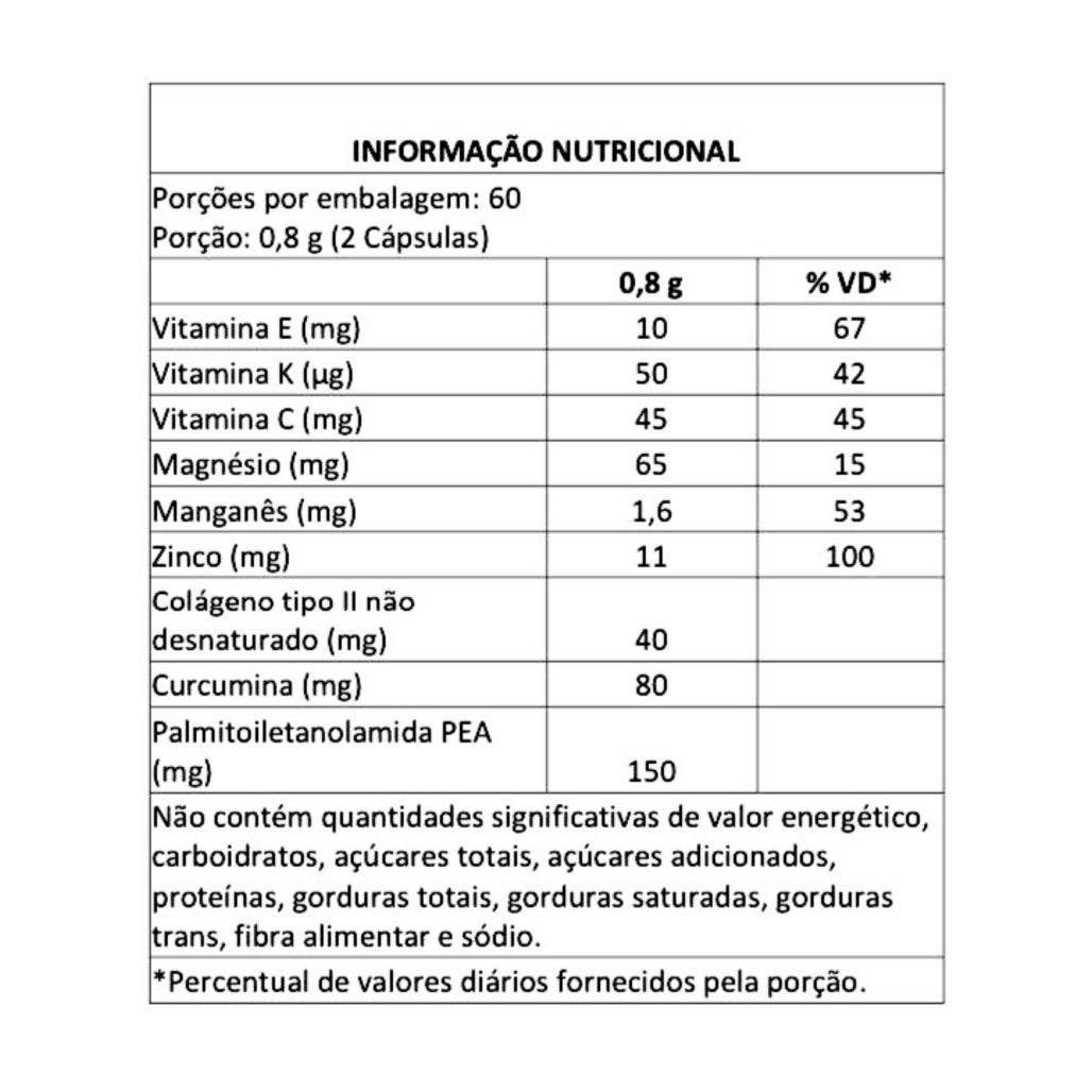 Colágeno TII + PeA + Curcuma